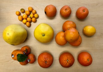 different types of citrus