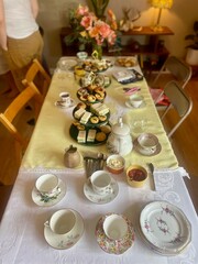 DIY tea party in a home