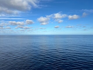 Clouds at sea