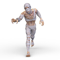 ミイラ男　3DCGレンダリング