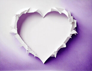 Vibrant Paper Heart Abstract Background for Creative Projects