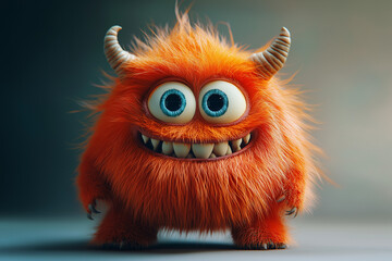Fototapeta premium portrait of a funny monster