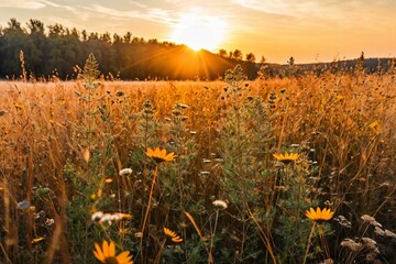 Obraz premium field of flowers