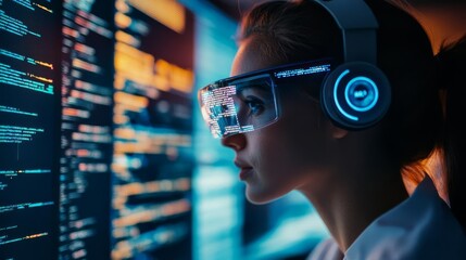 Holographic performance coding, augmented tools, high-tech workspace