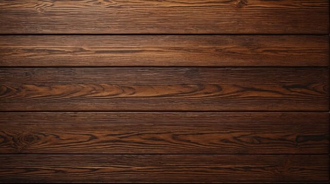Dark Wood Background With Wooden Grain Pattern