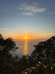 sunrise over the sea