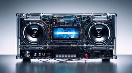 Large Electronic Device on Table