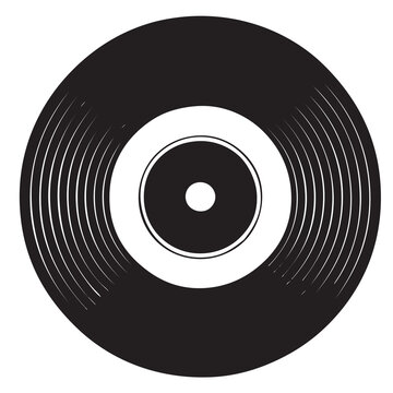 recommend clip art: Old vinyl music record