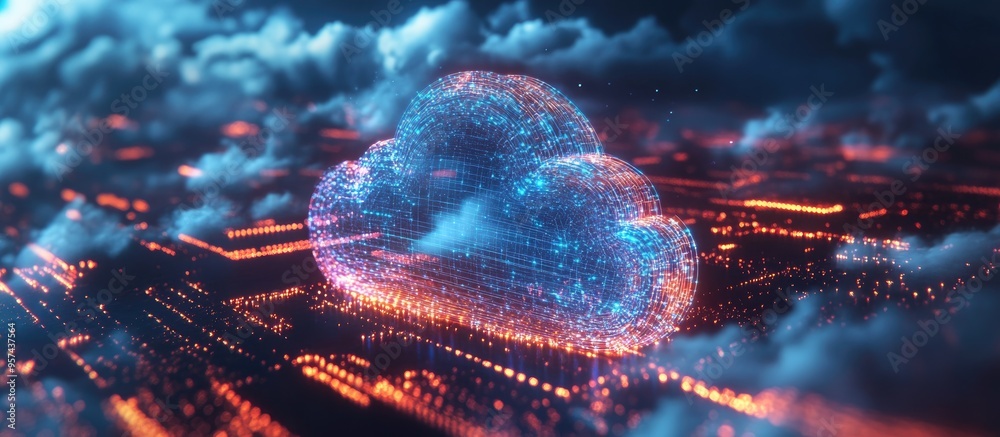Poster connecting ai with social networks for cloud storage technologies in the realm of digital business c