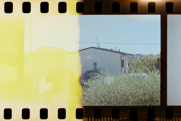Film First Strip with Partial Exposure 