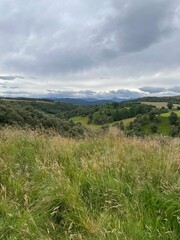 landscape with clouds