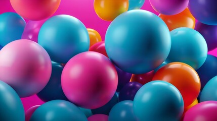 Floating Bunch of Balloons