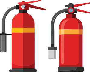 Obraz premium fire extinguisher isolated on white 