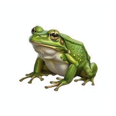 Obraz premium Frog Darkness element animal cartoon isolated whitebackground 16:9