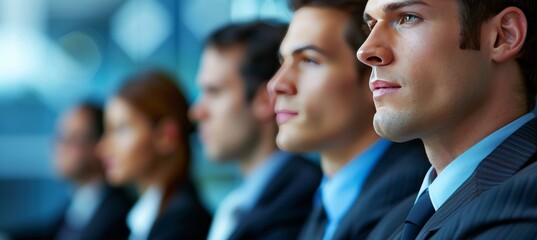 Obraz premium Corporate IT professionals advance their skills in training programs.