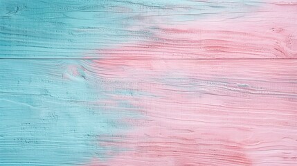 Pastel wood texture blending blue and pink hues, perfect for cheerful and playful backgrounds, banners, or product promotions with ample copy space for text and a vibrant, artistic design.

