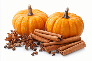  pumpkin and cinnamon. pumpkin spice,  Warm Autumn Seasonal Pumpkin Spice  Featuring Cinnamon,  pumpkin background, spice background  