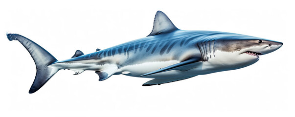 Obraz premium Shark on white background.
