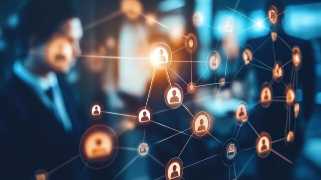 Human Resource and World Wide Web Concept. Recruitment Management.