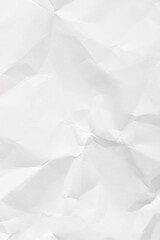 Fototapeta premium White Crumpled Paper Background. Abstract Design Mockup, Copy Space for Text. Sketching, Illustrator Mockup. 