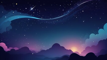 Obraz premium night sky and stars