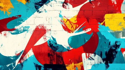 Fototapeta premium Vibrant Abstract Wall Mural