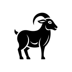 Design a Vintage Goat Logo for Men's Cosmetics in Vector Art