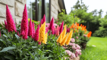 Obraz premium Vibrant Flower Garden