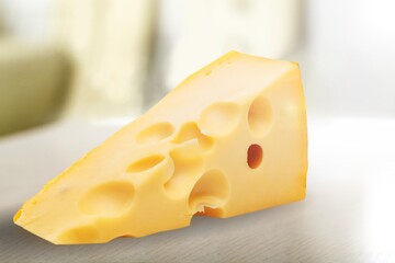Tasty fresh cheese dairy product