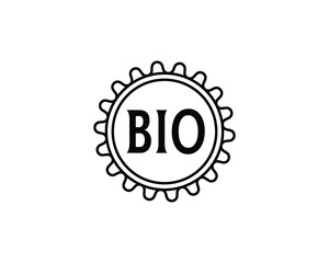 BIO logo design vector template. BIO