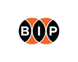 BIP logo design vector template. BIP