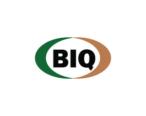 BIQ logo design vector template. BIQ