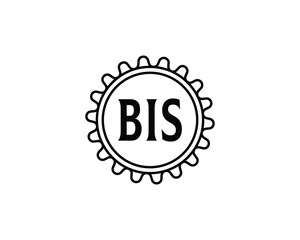 Fototapeta premium BIS logo design vector template. BIS