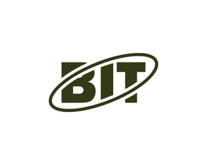 BIT logo design vector template. BIT