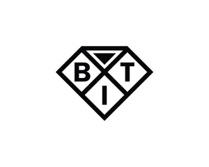 BIT logo design vector template. BIT