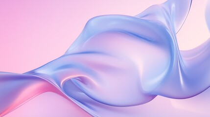 Obraz premium pink and blue gradient waves