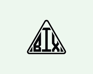 BIX Logo design vector template. BIX