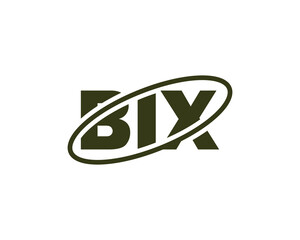 BIX Logo design vector template. BIX