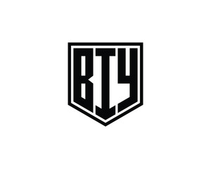 BIY Logo design vector template. BIY