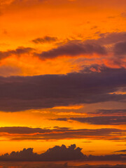 Fototapeta premium sunset texture sunlight evening cloud summer orange