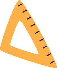 Obraz premium Triangle Ruler School Stationery