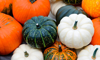 pumpkins and gourds