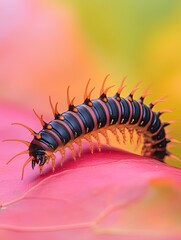 centipede isolated on cute background