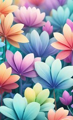 Fototapeta premium pink and yellow flowers