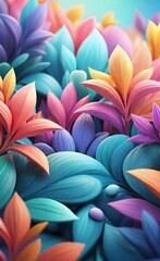 Obraz premium close up of colorful flowers