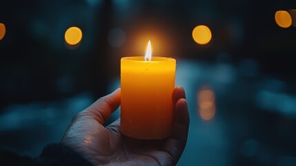 A Single Candle in the Dark