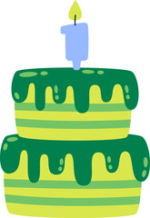Birthday Cake With Candle