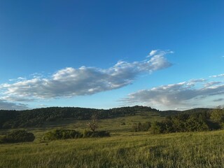 Fototapeta premium landscape with clouds