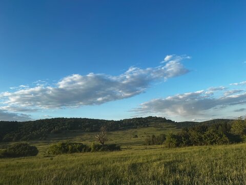 landscape with clouds