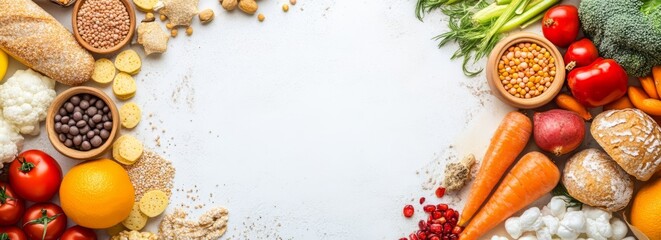 Carbohydrates banner with copyspace, sugar molecules. Along with proteins and fats, carbohydrates are one of three main nutrients found in foods and drinks.